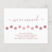 Budget Paw drukt Roos Gold Moving Announge af (Voorkant)