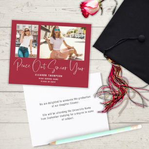 Budget Peace Out 2 Foto 2022 Afstudeerder Red Anno