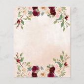 Budget Peach Pumpkins Country Herfst Save the Date (Achterkant)