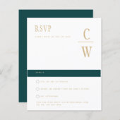 BUDGET Peacock BLAUWGROEN Green Gold Weddenschap R (Voorkant / Achterkant)