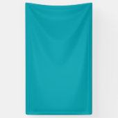 BUDGET Peacock Blue Blauwgroen Monochrome bruiloft Spandoek (Verticaal)