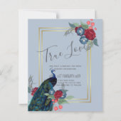 BUDGET Peacock Blue Burgundy Winter Fall Wedding (Voorkant)