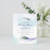 Budget Peacock Bridal Shower (Staand voorkant)