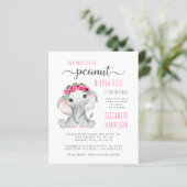 Budget Peanut Elephant Baby Girl Showby Mail (Staand voorkant)