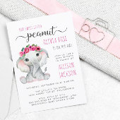 Budget Peanut Elephant Waterverf Baby Girl Shower