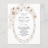 Budget Pearls & White Floral Wedding Ceremony (Voorkant)