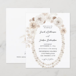 Budget Pearls & White Floral Wedding V2