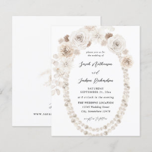 Budget Pearls & White Floral Wedding V2