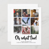 Budget Personalized Foto Oh What Fun Kaart (Voorkant / Achterkant)