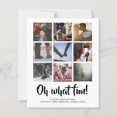 Budget Personalized Foto Oh What Fun Kaart (Voorkant)