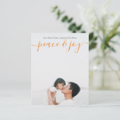 Budget persoonlijke Kaart voor foto- en tekstkerst (Staand voorkant)