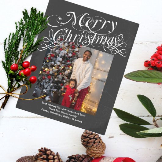 Budget persoonlijke Kaart voor foto- en tekstkerst