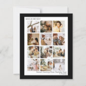 Budget persoonlijke Kaart voor foto- en tekstkerst (Voorkant)