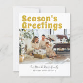 Budget persoonlijke Kaart voor foto- en tekstkerst (Voorkant)