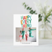 Budget persoonlijke Kaart voor kerstmis foto's (Staand voorkant)