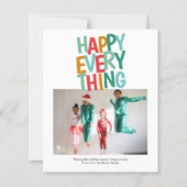 Budget persoonlijke Kaart voor kerstmis foto's (Voorkant)