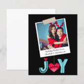 Budget persoonlijke Kaart voor kerstmis foto's (Voorkant / Achterkant)