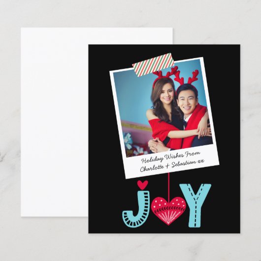 Budget persoonlijke Kaart voor kerstmis foto's (Voorkant / Achterkant)