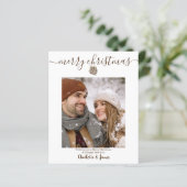 Budget persoonlijke Kaart voor kerstmis foto's (Staand voorkant)