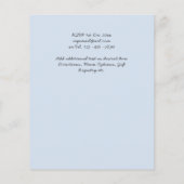 Budget Perzik Bloemige Stof Blauw Salieblad Trouw (Achterkant)