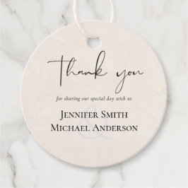 BUDGET Perzikgrijze Trouwwaterverf Bedankjes Labels