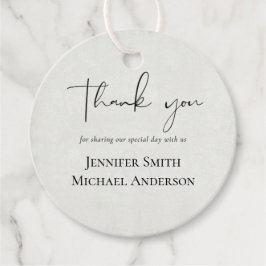 BUDGET Perzikgrijze Trouwwaterverf Bedankjes Labels