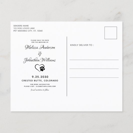 Budget Pet Dog Weddenschap Botanisch sparen de Dat (Achterkant)