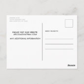 Budget Pet Foto Roos Gold Weduwen Uitnodiging (Achterkant)