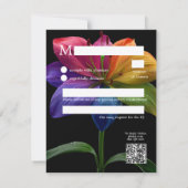 🌈 Budget Petals & Pride: DJ Edition RSVP Kaartje (Achterkant)