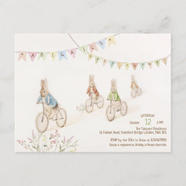 Budget Peter the Rabbit Bunny Gender Baby shower Briefkaart