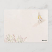 Budget Peter the Rabbit Bunny Gender Baby shower Briefkaart (Achterkant)