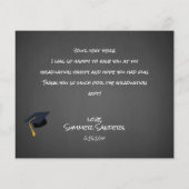 Budget Photo Afstuderen Pet Chalkboard Hartelijk d Flyer (Achterkant)
