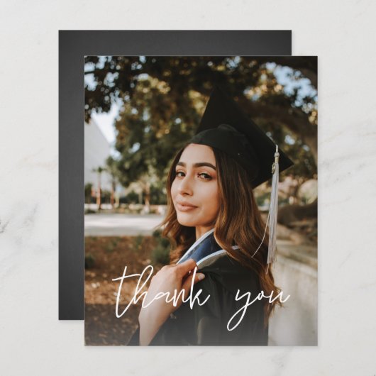 Budget Photo Afstuderen Pet ChalkboardV Dank u (Voorkant / Achterkant)