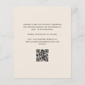 Budget Photo Arch QR Beige Sla de datum op (Achterkant)