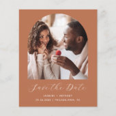 Budget Photo Arch QR Terracotta Sla de datum op (Voorkant)