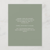 Budget Photo Arch Script Sage Green Save the Date (Achterkant)