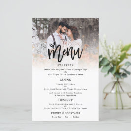 Budget Photo Artsy Script Weduwen Menu