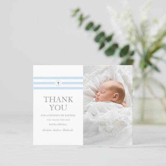 Budget Photo Baptism & Christening Hartelijk dank (Staand voorkant)