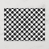 Budget Photo Black White Pset Holiday Kaart (Achterkant)