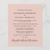 Budget Photo Blush Wedding Reception (Achterkant)