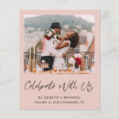 Budget Photo Blush Wedding Reception (Voorkant)
