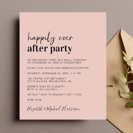 Budget Photo Blush Wedding Reception