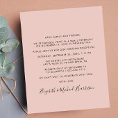 Budget Photo Blush Wedding Reception