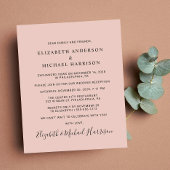 Budget Photo Blush Wedding Reception