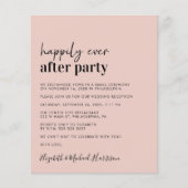 Budget Photo Blush Wedding Reception (Voorkant)