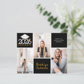 BUDGET Photo Collage Afstuderen Briefkaart (Staand voorkant)