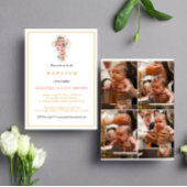 Budget Photo Collage Cross Gold Script Baptisme