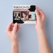 Budget Photo Collage Event Uitnodiging bruiloft Flyer (Hand)