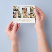 Budget Photo Collage Kerstfeestdag brochure (Hand)