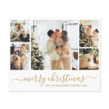 Budget Photo Collage Kerstfeestdag brochure